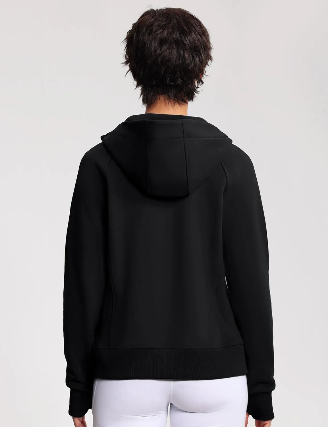 THE GYM PEOPLE Women's Zip Up Hoodies Fleece Workout Jackets Sweatshirts with Pockets Thumb Hole