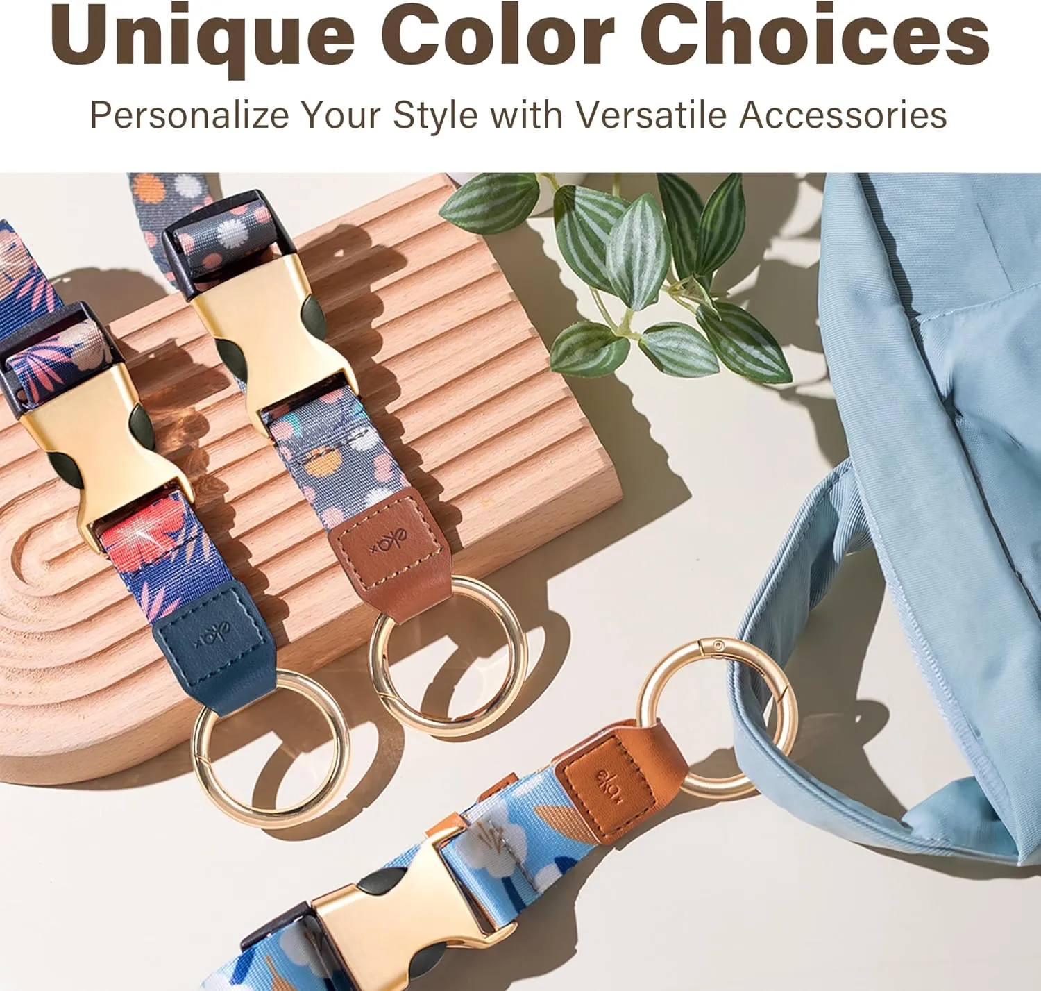 Travel Carry Strap with Ring Hooks, Buckle, Add-a-Bag Luggage Strap, Adjustable Bag Holder, Travel Clip for Carry-on Bags
