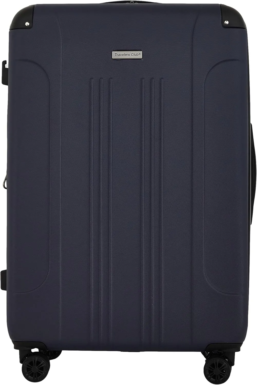 Travelers Club Chicago Plus Hardside Luggage, Navy, 20" Carry-On