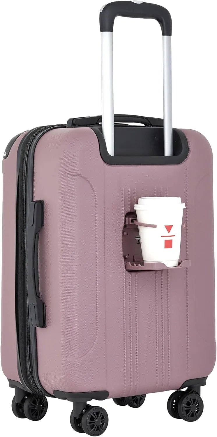 Travelers Club Chicago Plus Hardside Luggage, Purple