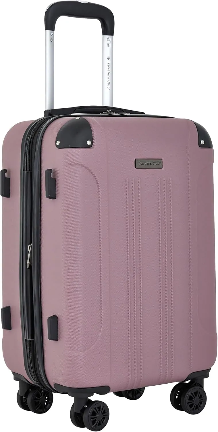 Travelers Club Chicago Plus Hardside Luggage, Purple