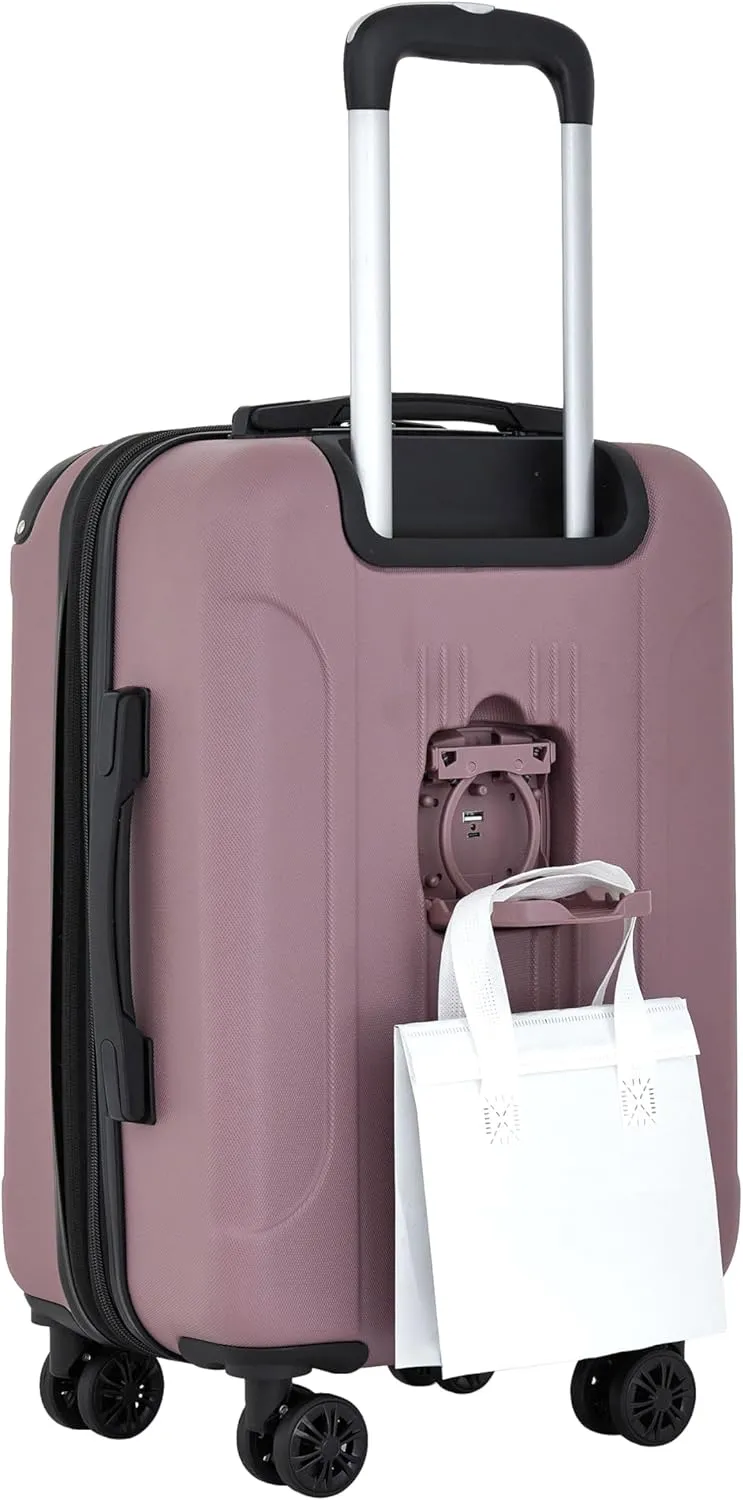 Travelers Club Chicago Plus Hardside Luggage, Purple