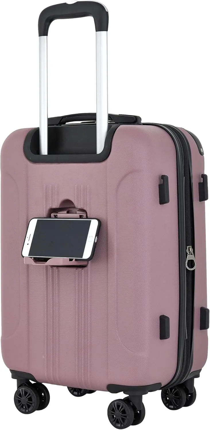 Travelers Club Chicago Plus Hardside Luggage, Purple