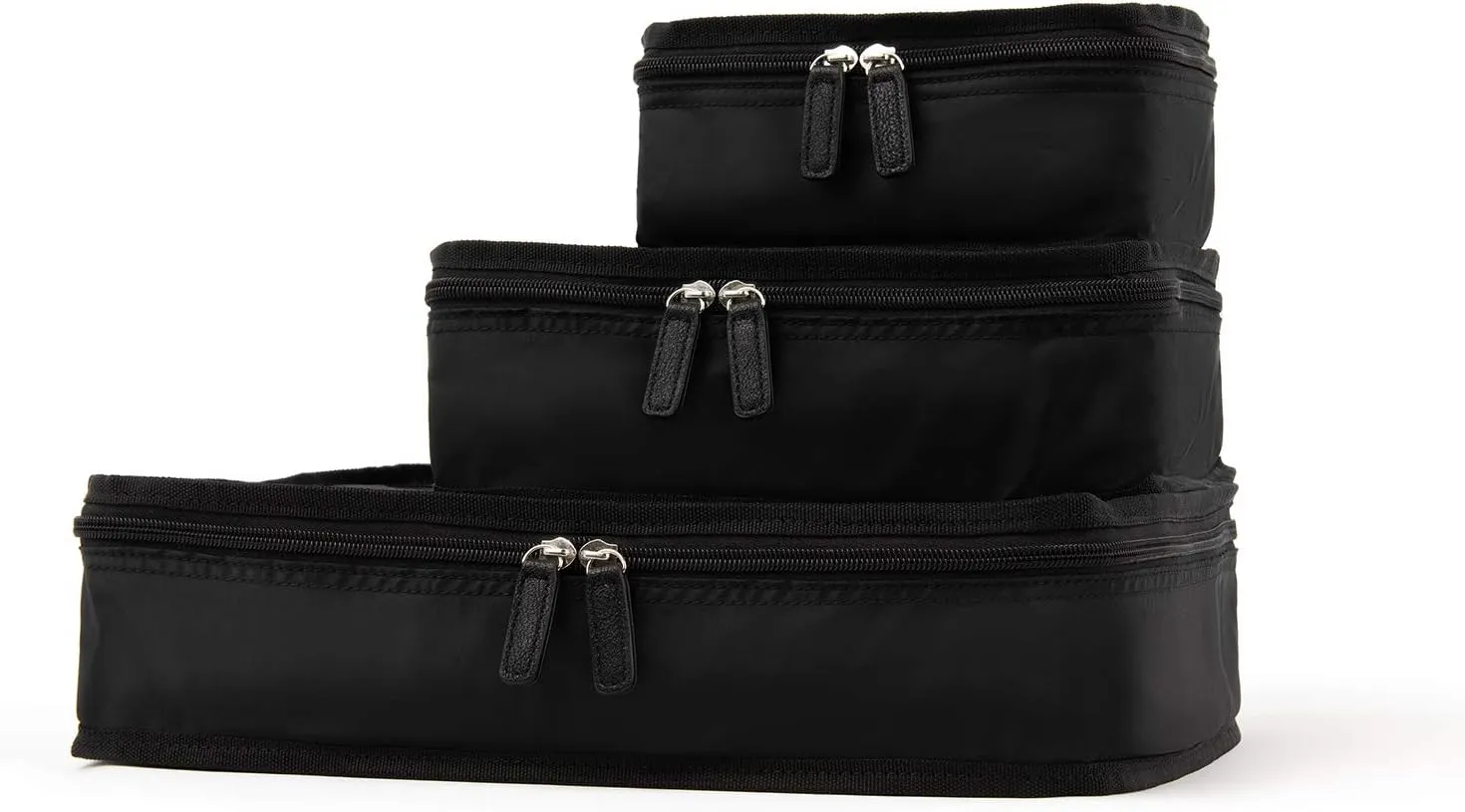 Travelpro Essentials-Packing Cubes, Black, 3-Pack (S/M/L)