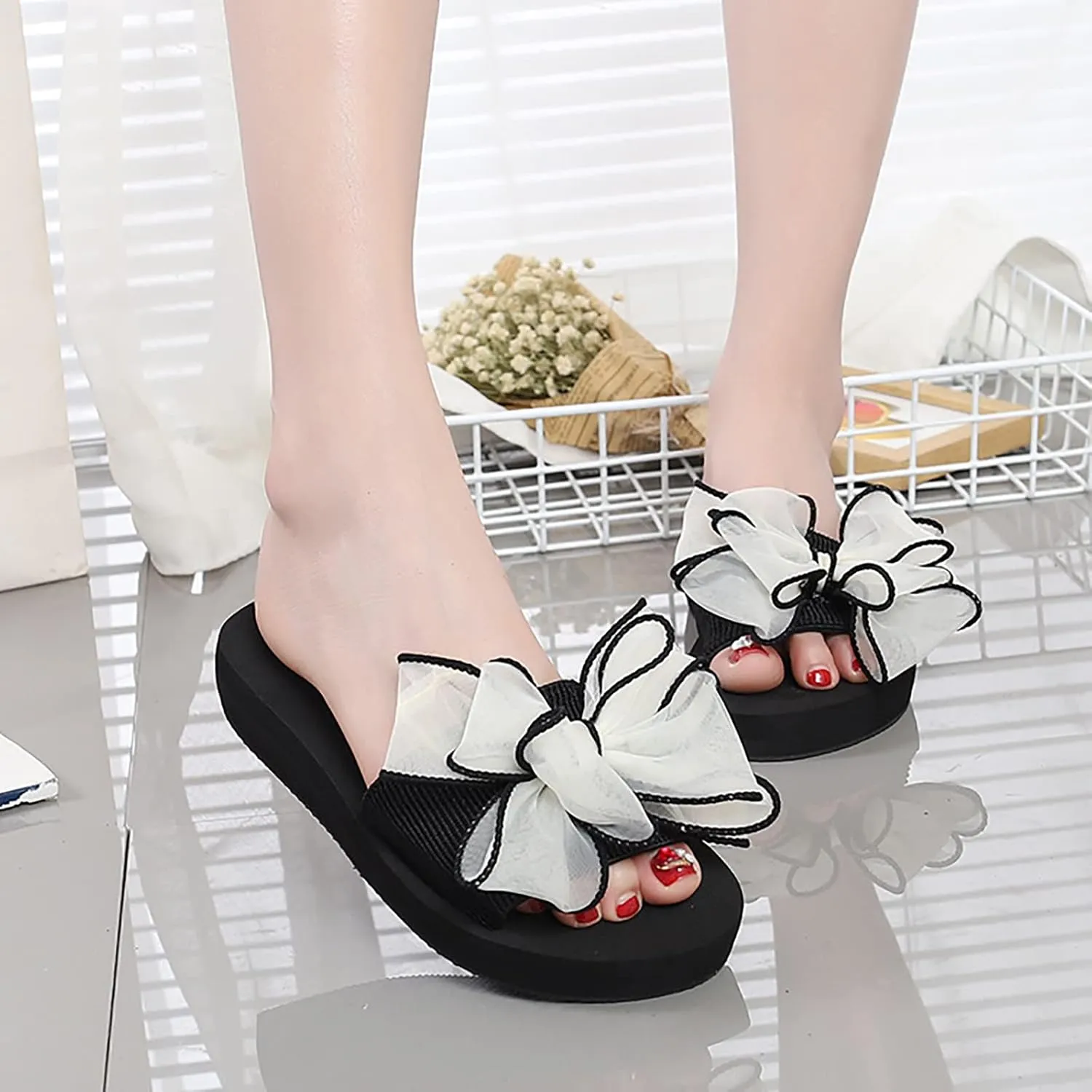 Wedge Sandals for Women Orthopedic Sandals Slip on Wedge Sandal Comfortable Shoes Women Walking Platform for Comfort Womens Orthopedic