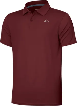 Willit Boys' Golf Polo Shirts Short Sleeve Youth Athletic Shirts Kids Quick Dry Active Shirts UPF 50 