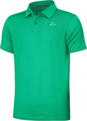 Willit Boys' Golf Polo Shirts Short Sleeve Youth Athletic Shirts Kids Quick Dry Active Shirts UPF 50 