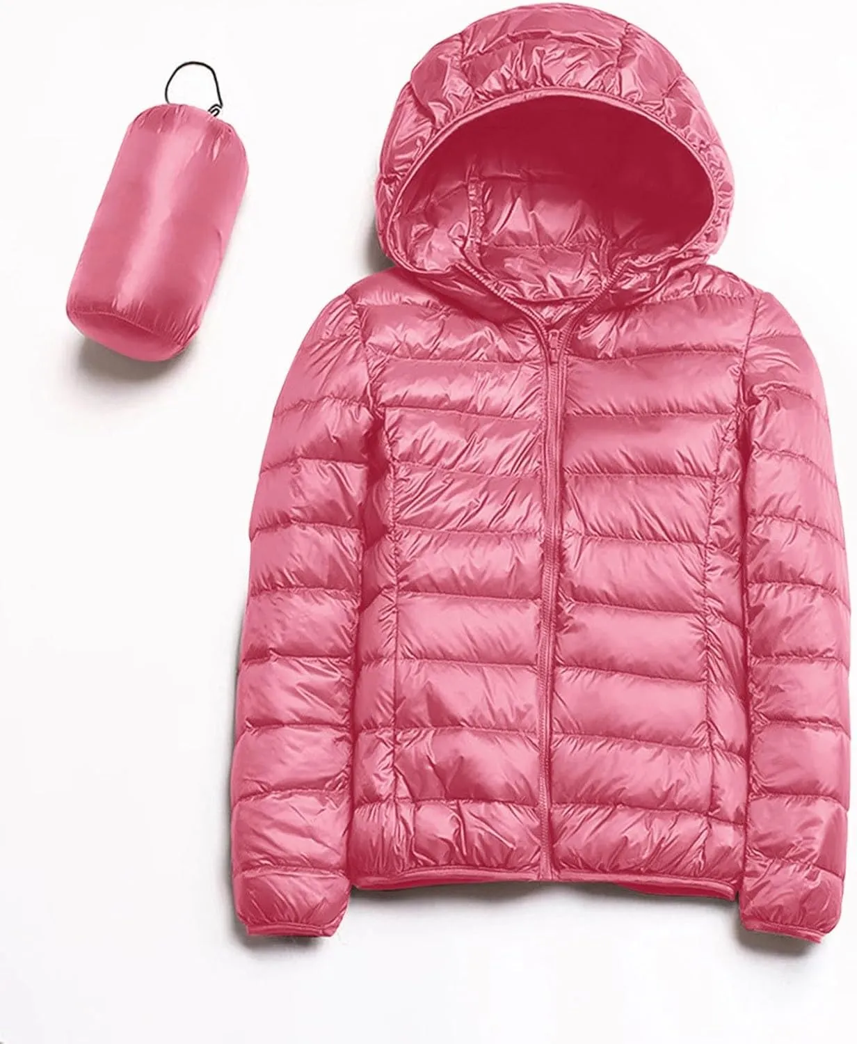 Winter Jacket Women Women Warm Lightweight Hooded Windproof Winter Coat With Recycled Insulation Blue Jacket
