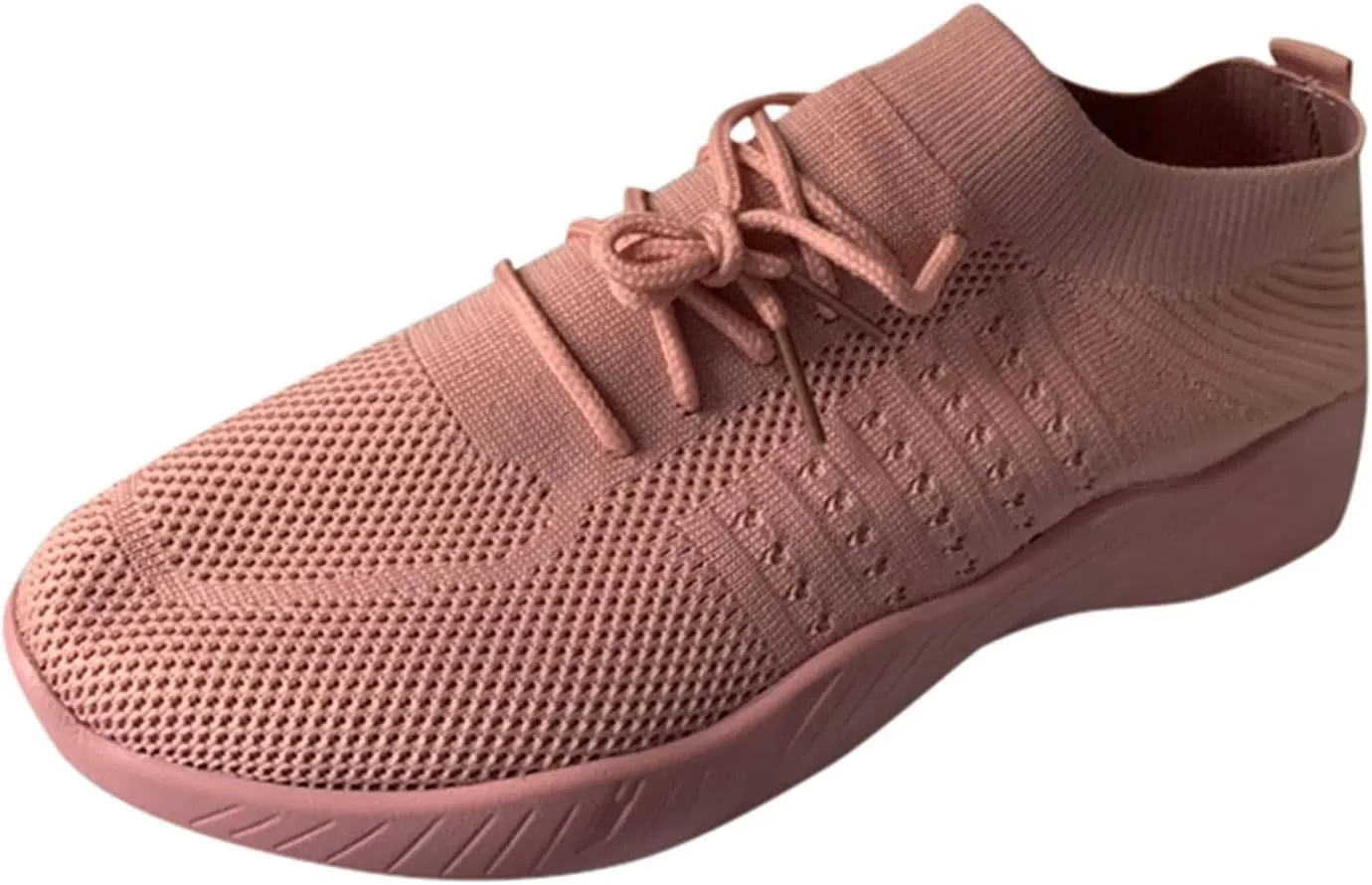Women Mesh Sneakers Lace Up Slip on Running Shoes Non Slip Breathable Walking Shoes Orthopedic Casual Sneakers with Arch Support
