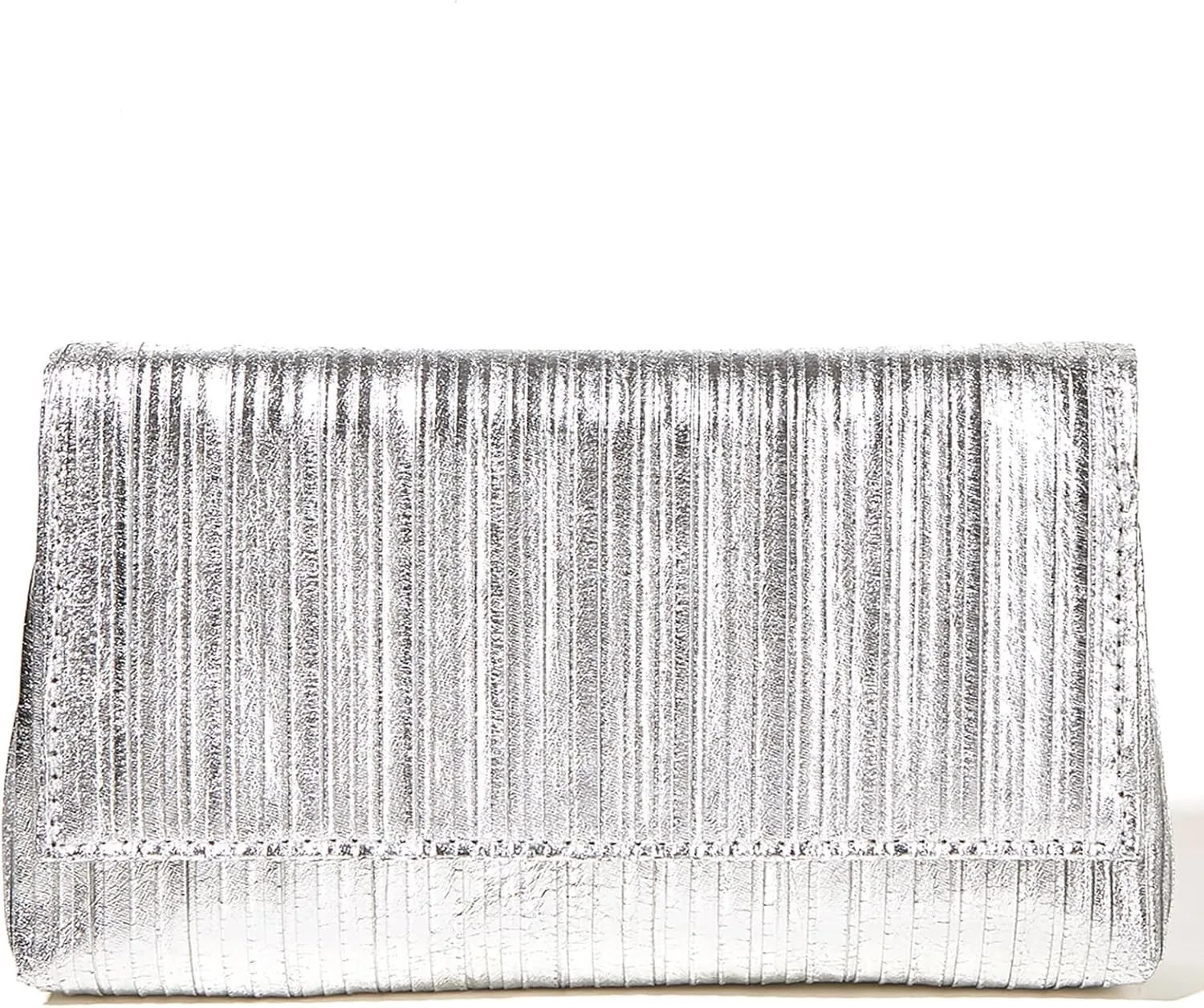 Women Pleated Evening Clutch Purses PU Leather Evening Bag Dressy Formal Handbags for Party, Prom, Wedding