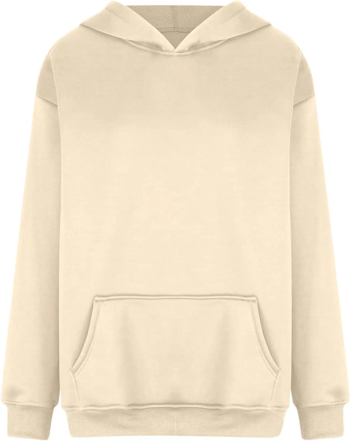 Women Plus Size Cute Cat Ear Hoodies Solid Color Fluffy Sweatshirt Baggy Casual Homewear Sweater Tops Trendy Clothing