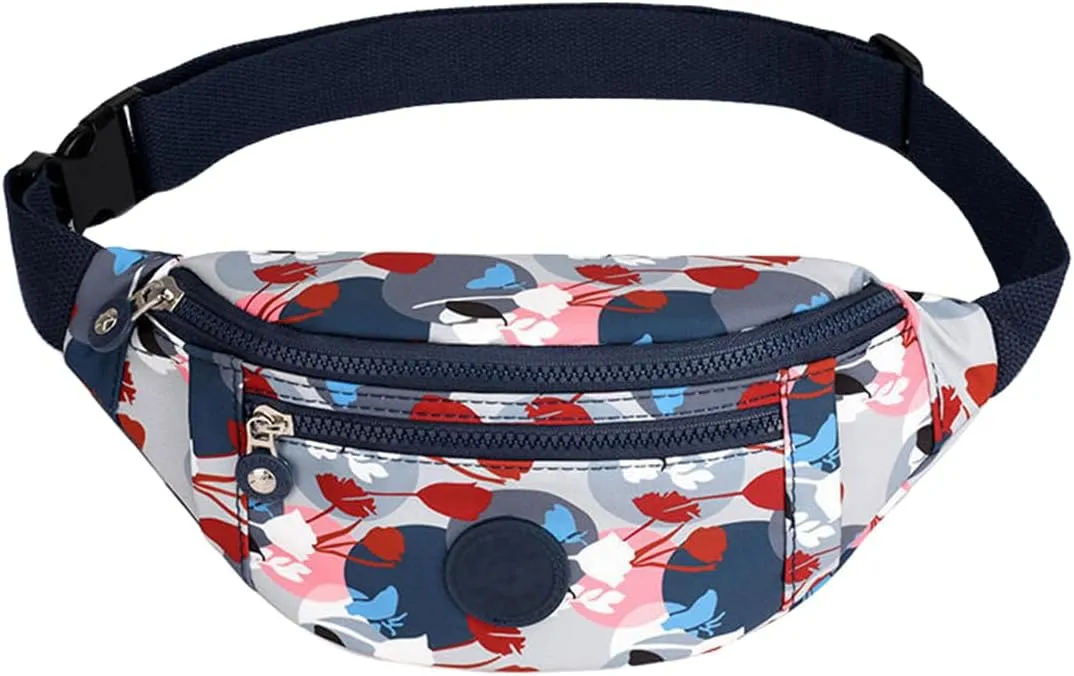 Women Waist Belt Bag Purse Hip Pouch Travel Sport Bum, Fashion Waist Belt Pack Bags Crossbody Pouch Money Shoulder Purse (A)