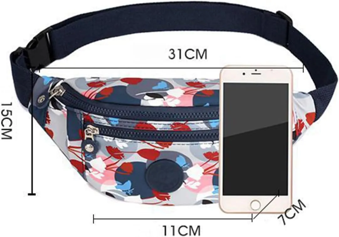 Women Waist Belt Bag Purse Hip Pouch Travel Sport Bum, Fashion Waist Belt Pack Bags Crossbody Pouch Money Shoulder Purse (A)