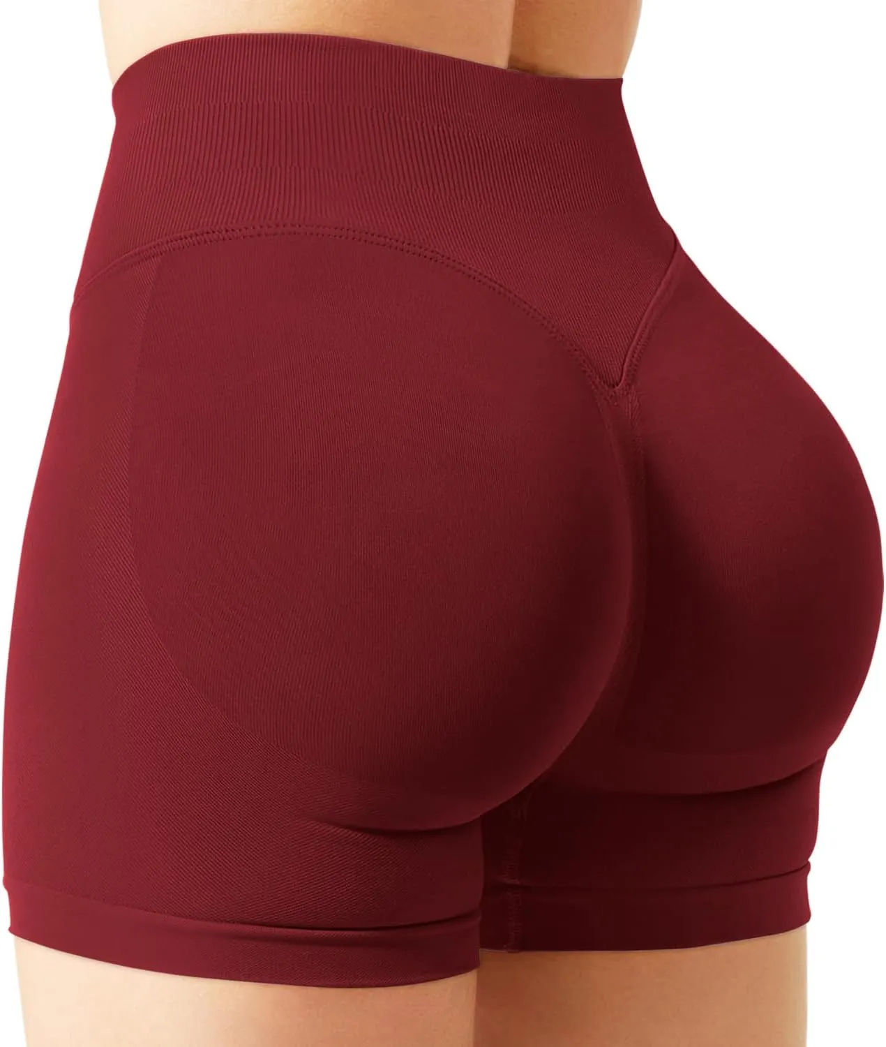Women Workout Impact Shorts 4.5 Scrunch Butt Lifting Tummy Contro Gym Comfy Running Seamless Booty Biker Shorts
