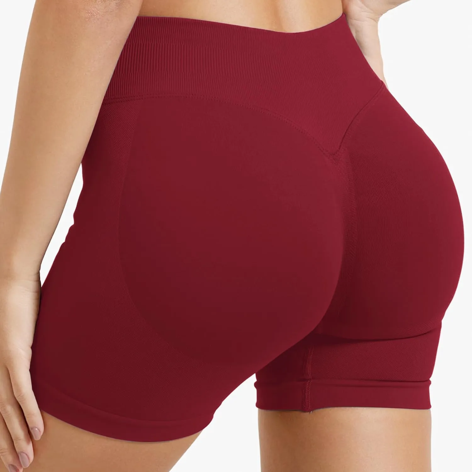 Women Workout Impact Shorts 4.5 Scrunch Butt Lifting Tummy Contro Gym Comfy Running Seamless Booty Biker Shorts