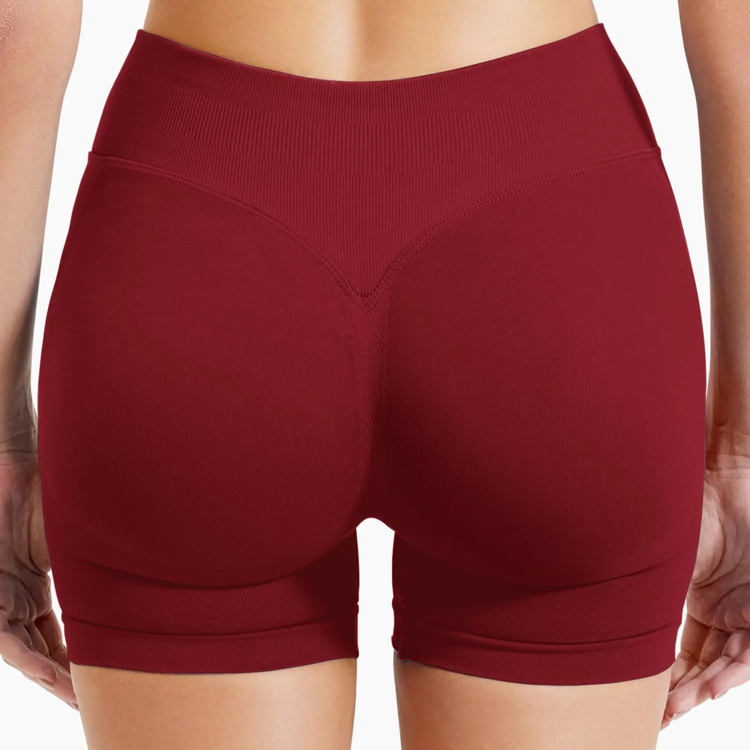 Women Workout Impact Shorts 4.5 Scrunch Butt Lifting Tummy Contro Gym Comfy Running Seamless Booty Biker Shorts