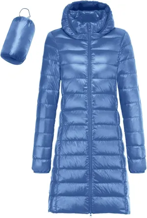 Women's Jacket Women Warm Lightweight Hoodless Windproof Winter Coat With Recycled Insulation Winter Lightweight