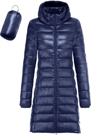 Women's Jacket Women Warm Lightweight Hoodless Windproof Winter Coat With Recycled Insulation Winter Lightweight