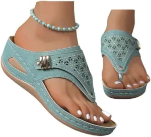 Womens Sandals Comfortable Dressy Arch Support Orthopedic Thong Flip Flops Summer Orthotic Slippers Beach Shoes 2025