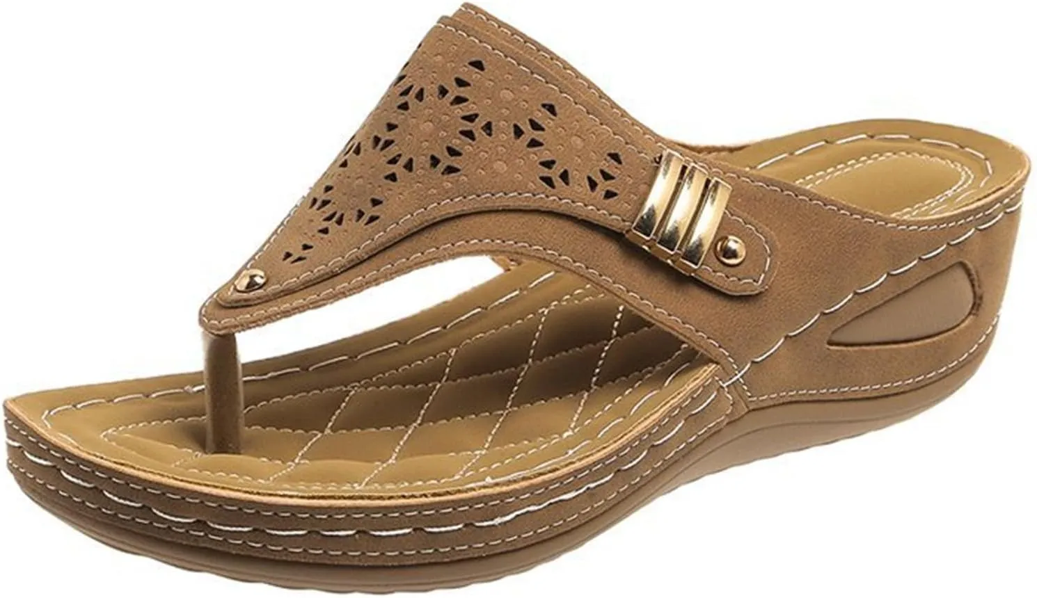 Womens Sandals Comfortable Dressy Arch Support Orthopedic Thong Flip Flops Summer Orthotic Slippers Beach Shoes 2025