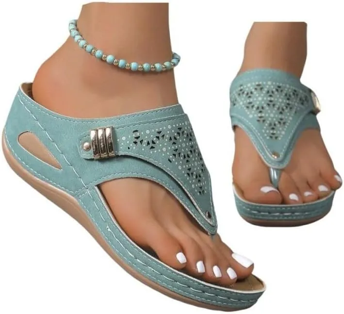 Womens Sandals Comfortable Dressy Arch Support Orthopedic Thong Flip Flops Summer Orthotic Slippers Beach Shoes 2025