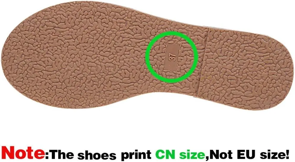 Women's Sandals Flat Sandal Womens Dressy Slide Sandals for Women Comfortable with Elastic Lightweight Casual