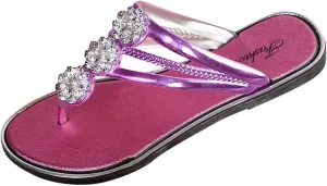 Womens T String Thong Sandals 2025 Summer Fashion Jewelry Decor Slide Clip Toe Slip On Flip Flops Beach Vacation Shoes