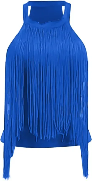 Womens Tank Tops Dressy Casual Sexy Halter Camisole Tops with Tessel Going Out Summer Outfits Sleeveless Fashion 2025