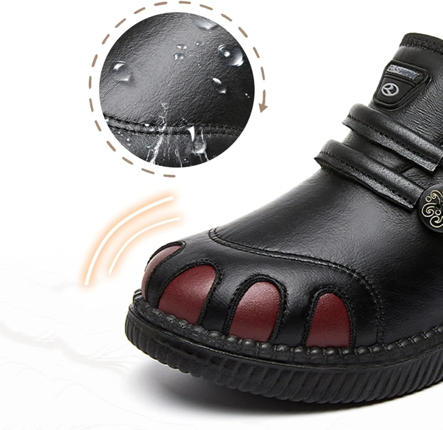 Womens Winter Snow Boots Ankle Women's Wide Width Waterproof Slip on Ankle Boots for Swollen Feet Women Winter Snow Boots Platform Winter Womens Boots Ankle Botas Invierno Mujer Nieve