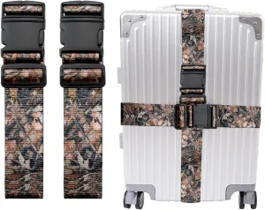 XSTRAP STANDARD Heavy Duty 2PK 2-inch Luggage Strap Suitcase Belt, Utility Strap for Outdoor Sports, Backpacking, Sleeping Bag Compression, Bundling, Pet Collar with Quick Release Buckle 71 Inches