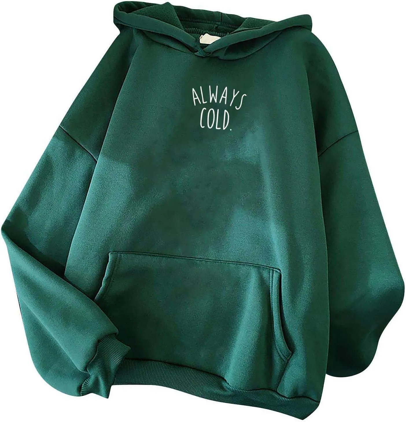 Yes, I'm Still Freezing Me 24:7 Hoodies for Women Drop Shoulder Oversized Sweatshirts Long Sleeve Casual Pullover